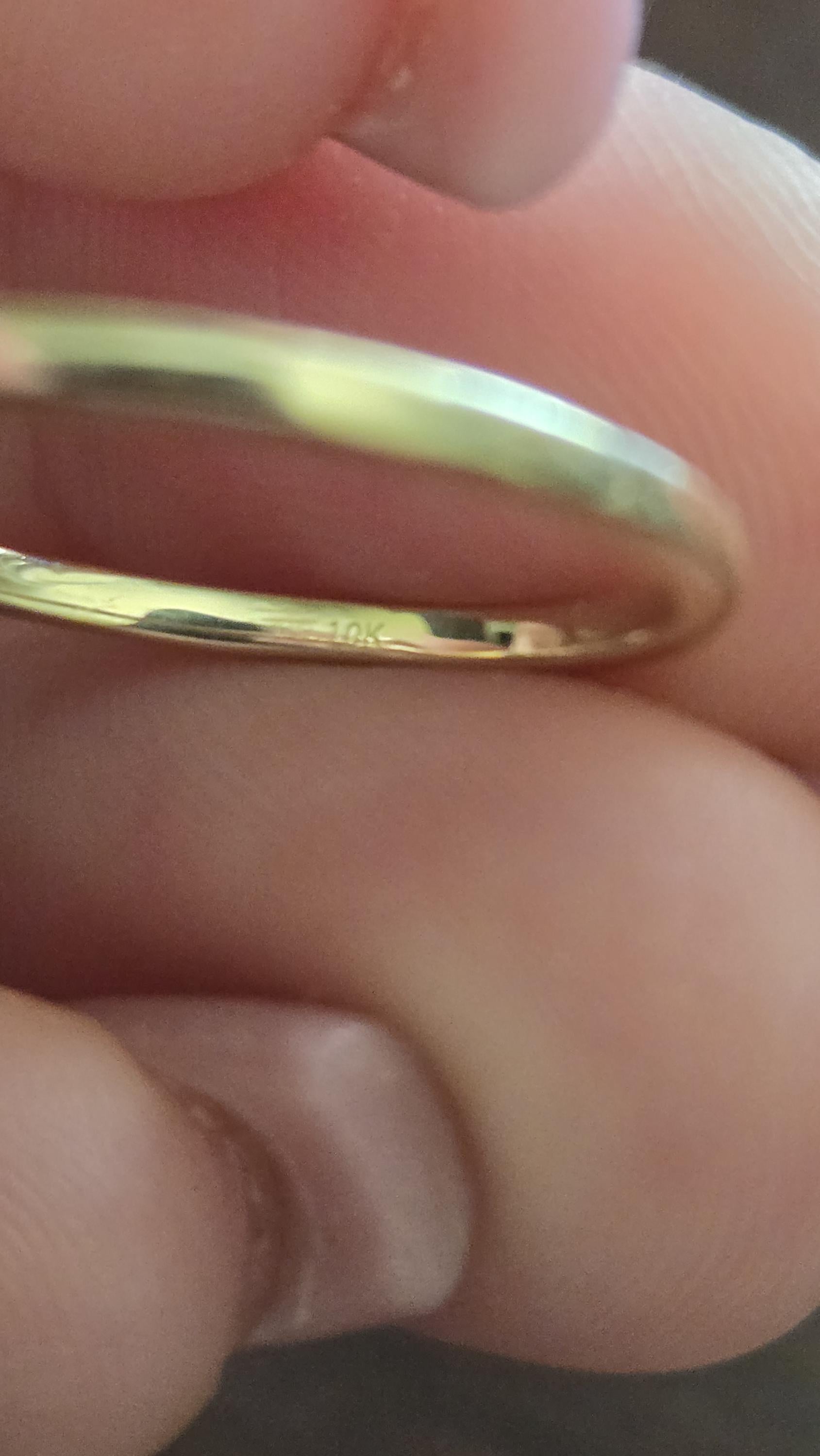 Vintage 10K Gold Hexagon Diamond Cluster Ring | Estate Cocktail Ring